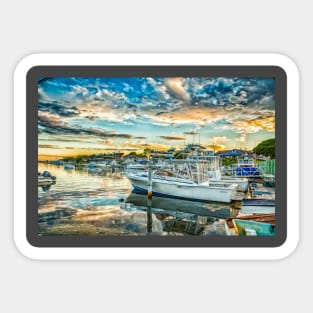 Falmouth Harbor Cape Cod Sticker